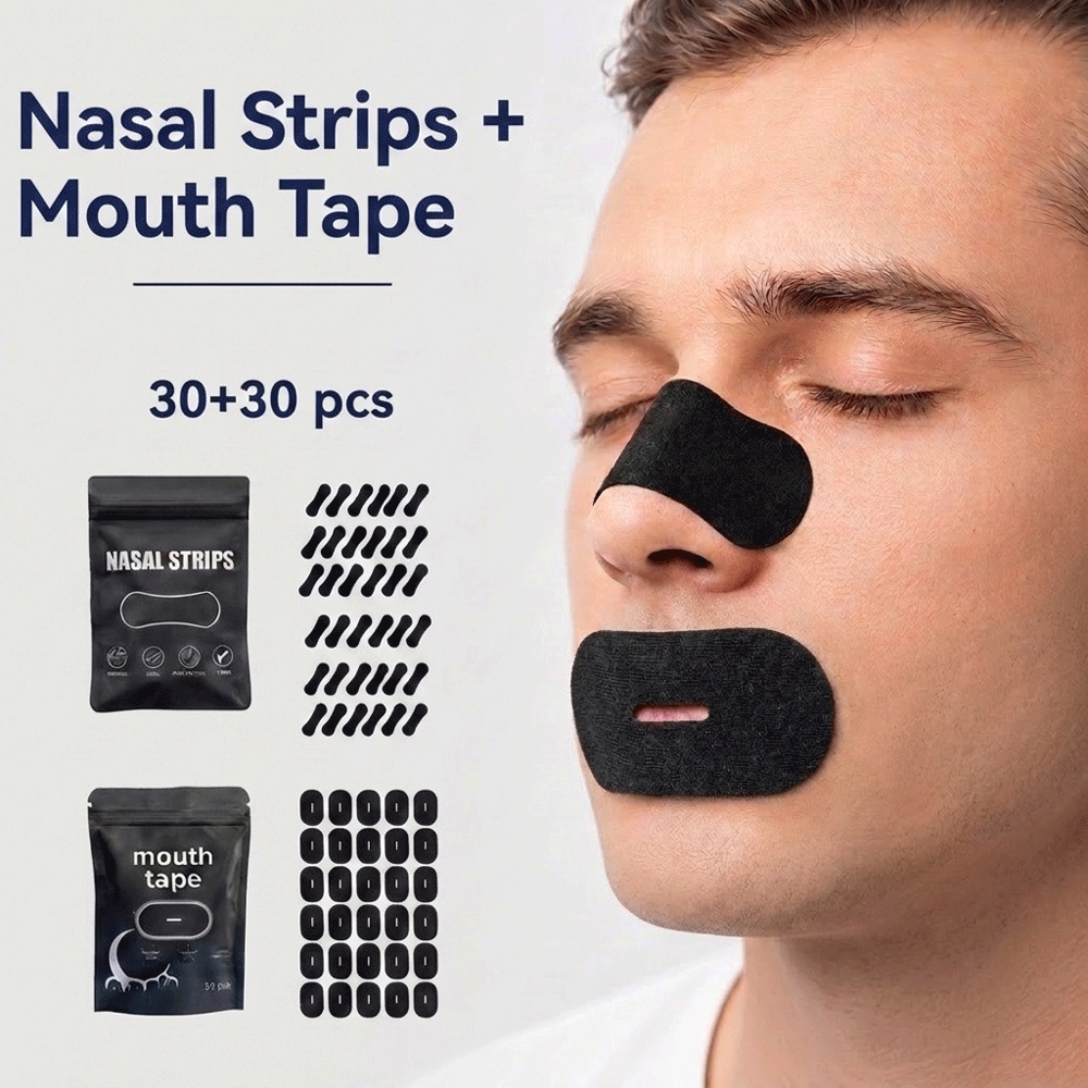 Anti Snore Chin Strap Adjustable - Plester Hidung untuk Mengatasi Mendengkur, Plester
