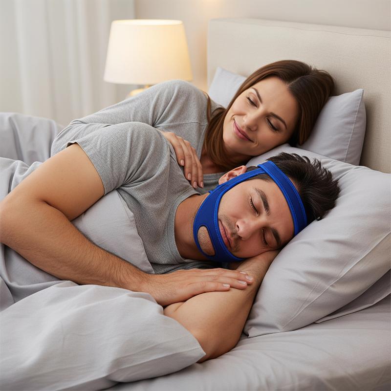 Anti Snore Chin Strap Adjustable - Tali Dagu Anti Dengkuran yang Dapat