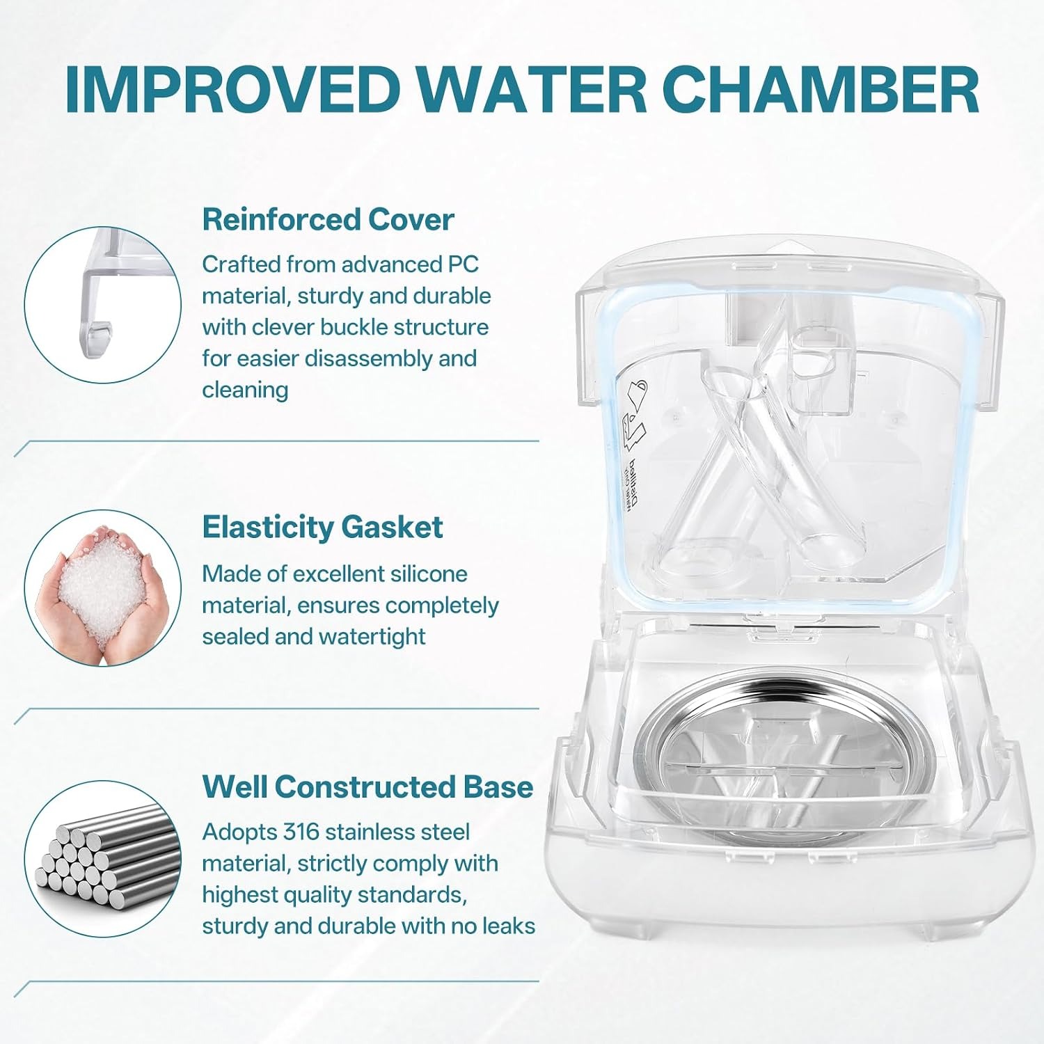Ruang Air untuk Alat CPAP, Kom - Cpap Machine Water Chamber Humidifier ulasan dan harga