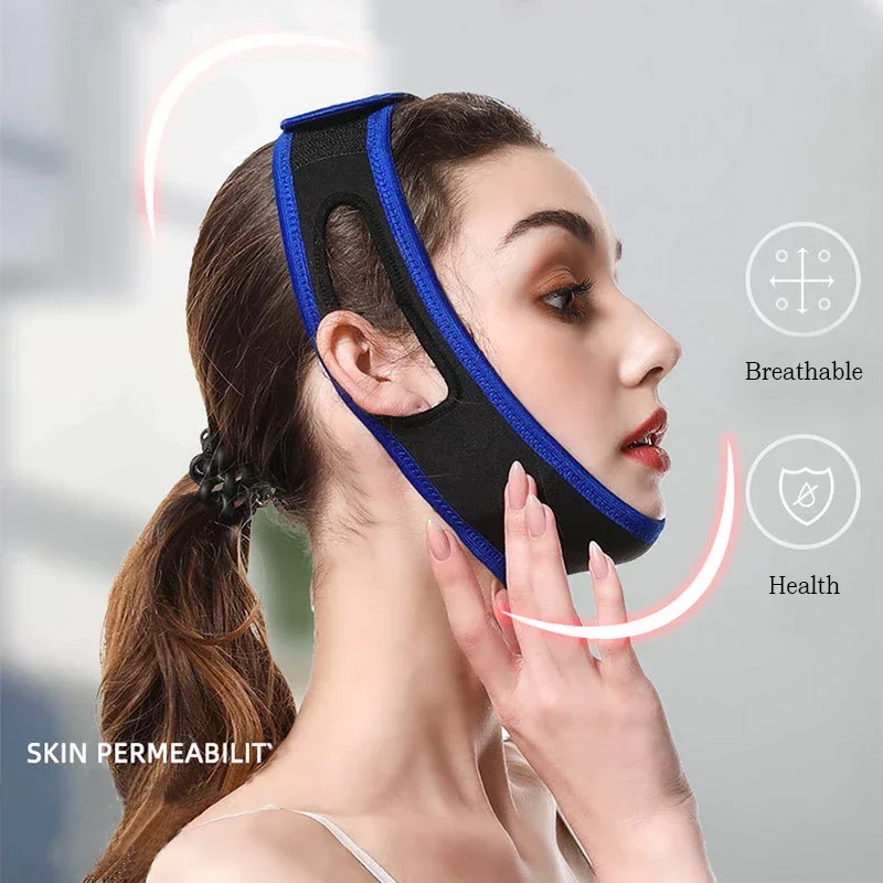 Sabuk penyangga dagu anti-deng - Anti Snore Chin Strap Adjustable ulasan dan harga