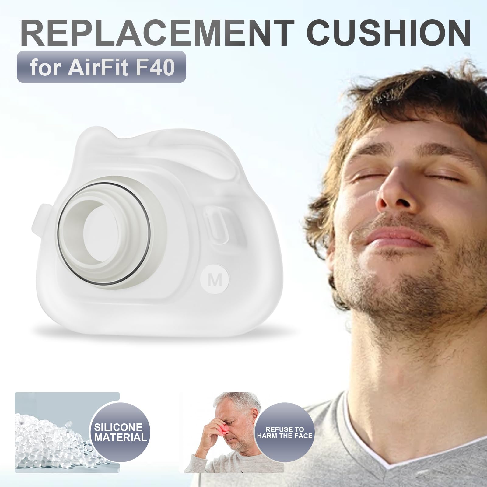 Bantalan Pengganti Masker CPAP - Cpap Full Face Mask Silicone Cushion ulasan dan harga