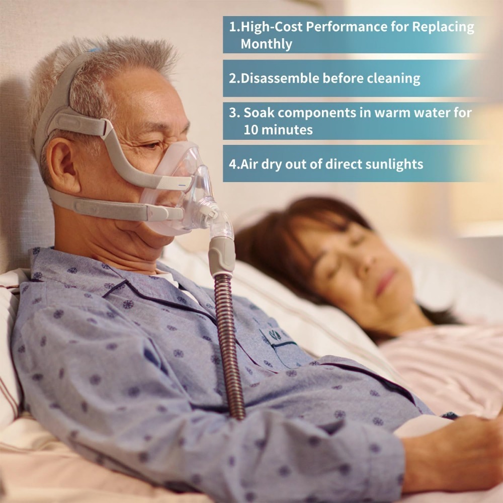 Pengganti Masker CPAP Full Fac - Cpap Full Face Mask Silicone Cushion ulasan dan harga