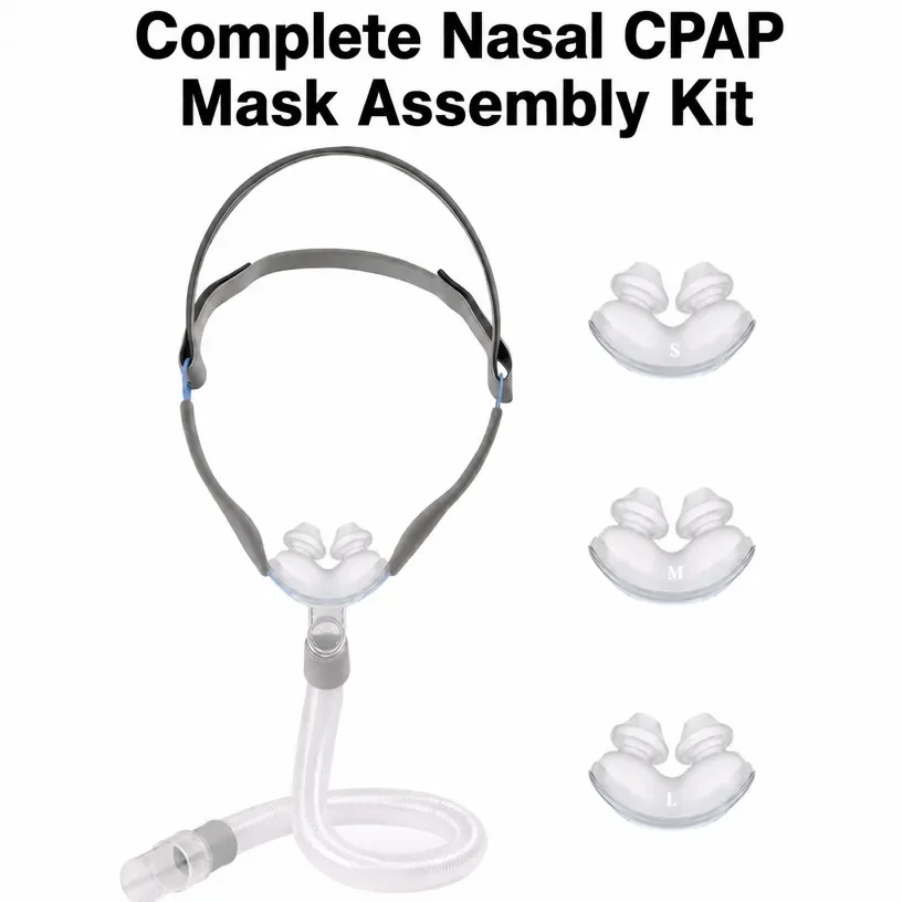 Sistem Masker Hidung Universal - Cpap Nasal Pillow Mask Headgear ulasan dan harga