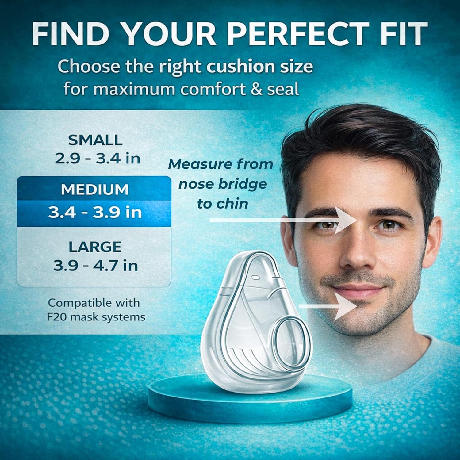 Bantalan Silikon Pengganti Kom - Cpap Full Face Mask Silicone Cushion ulasan dan harga