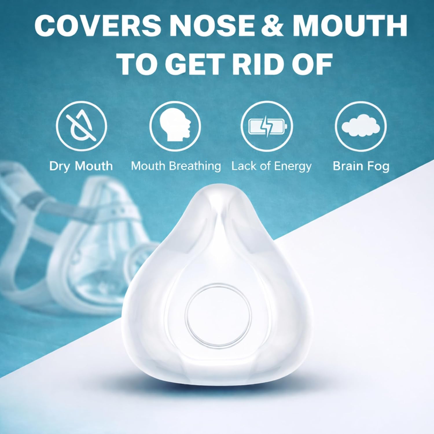 Bantalan Silikon Pengganti Kom - Cpap Full Face Mask Silicone Cushion ulasan dan harga