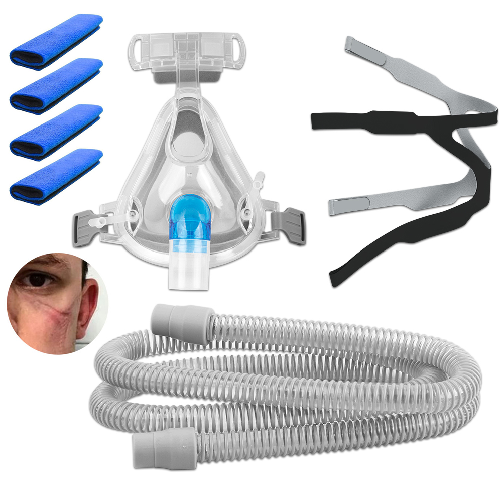 Masker Wajah Penuh CPAP dengan - Cpap Mask Headgear Strap Clips ulasan dan harga