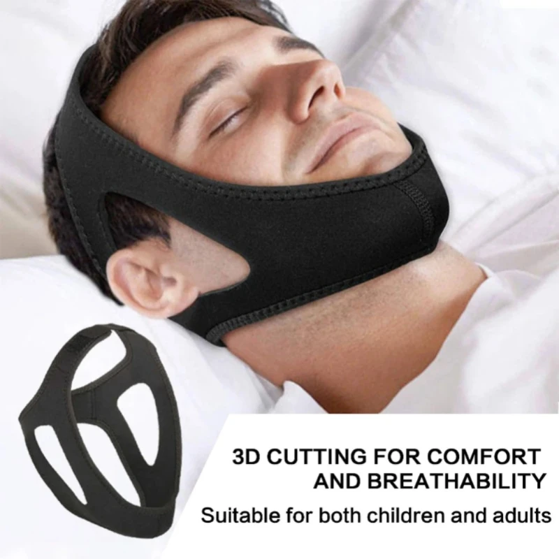 Penyangga Mulut Anti Dengkuran - Anti Snore Chin Strap Adjustable ulasan dan harga