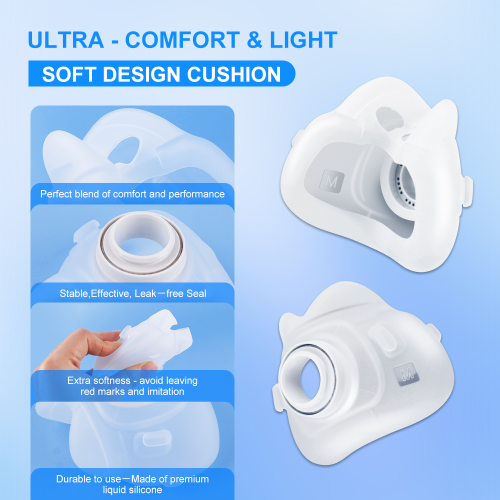 Bantalan Masker Pengganti F40  - Cpap Full Face Mask Silicone Cushion ulasan dan harga