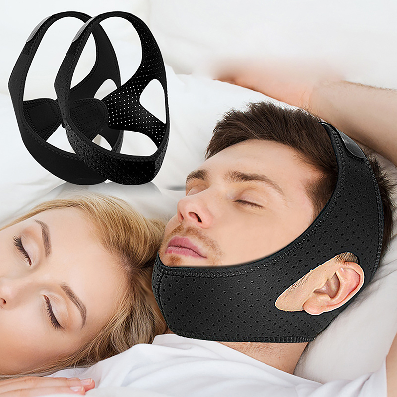 Tali Anti Dengkuran Neoprena B - Anti Snore Chin Strap Adjustable ulasan dan harga