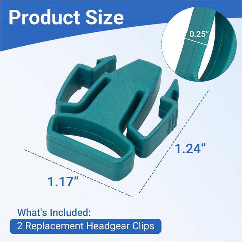 Klip Pengganti Headgear CPAP D - Cpap Mask Headgear Strap Clips ulasan dan harga