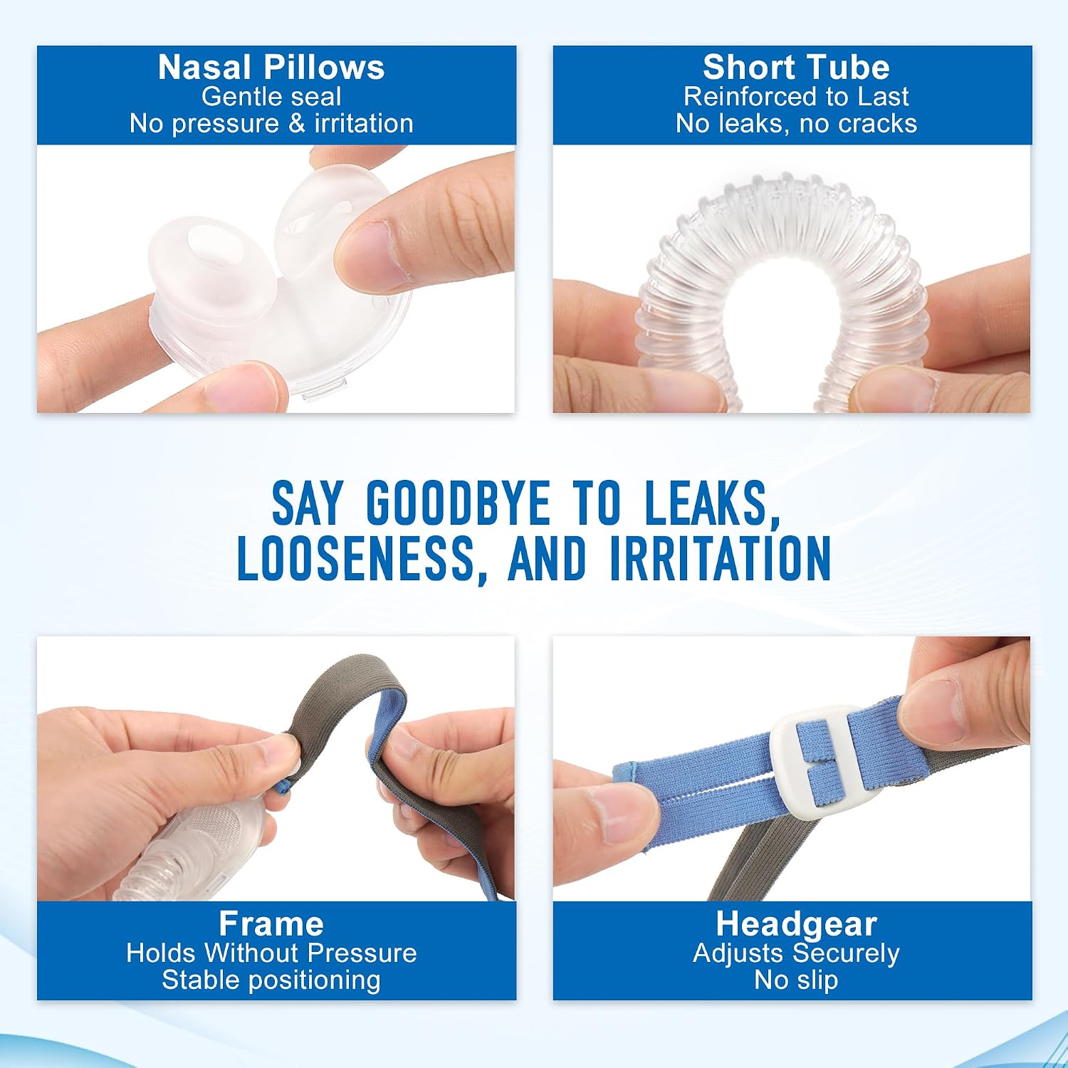 Kompatibel dengan Kit Lengkap  - Cpap Nasal Pillow Mask Headgear ulasan dan harga