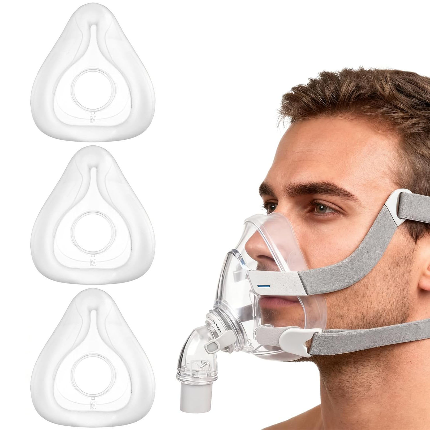Untuk bantalan pengganti maske - Cpap Full Face Mask Silicone Cushion ulasan dan harga