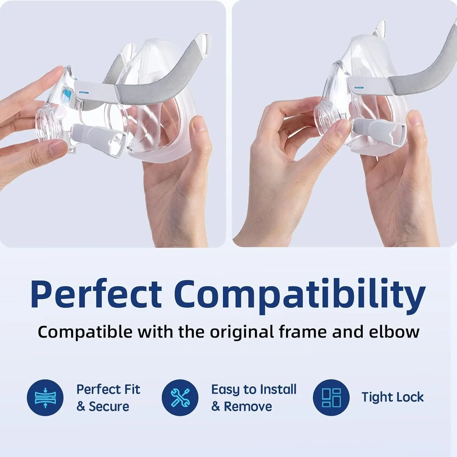 Untuk bantalan pengganti maske - Cpap Full Face Mask Silicone Cushion ulasan dan harga
