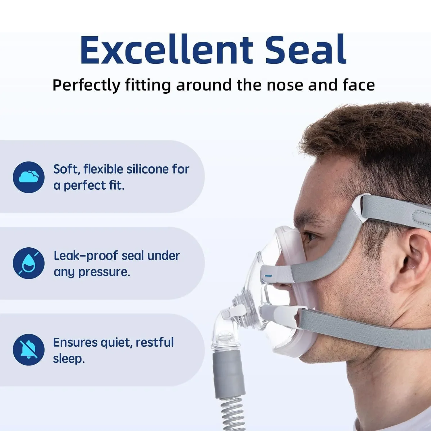 Untuk bantalan pengganti maske - Cpap Full Face Mask Silicone Cushion ulasan dan harga