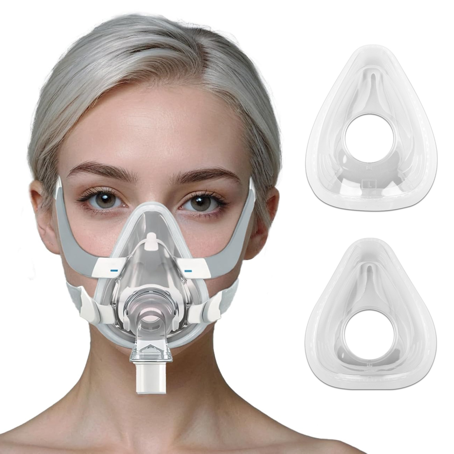 CPAP Masker Wajah Penuh F20 Ba - Cpap Full Face Mask Silicone Cushion ulasan dan harga