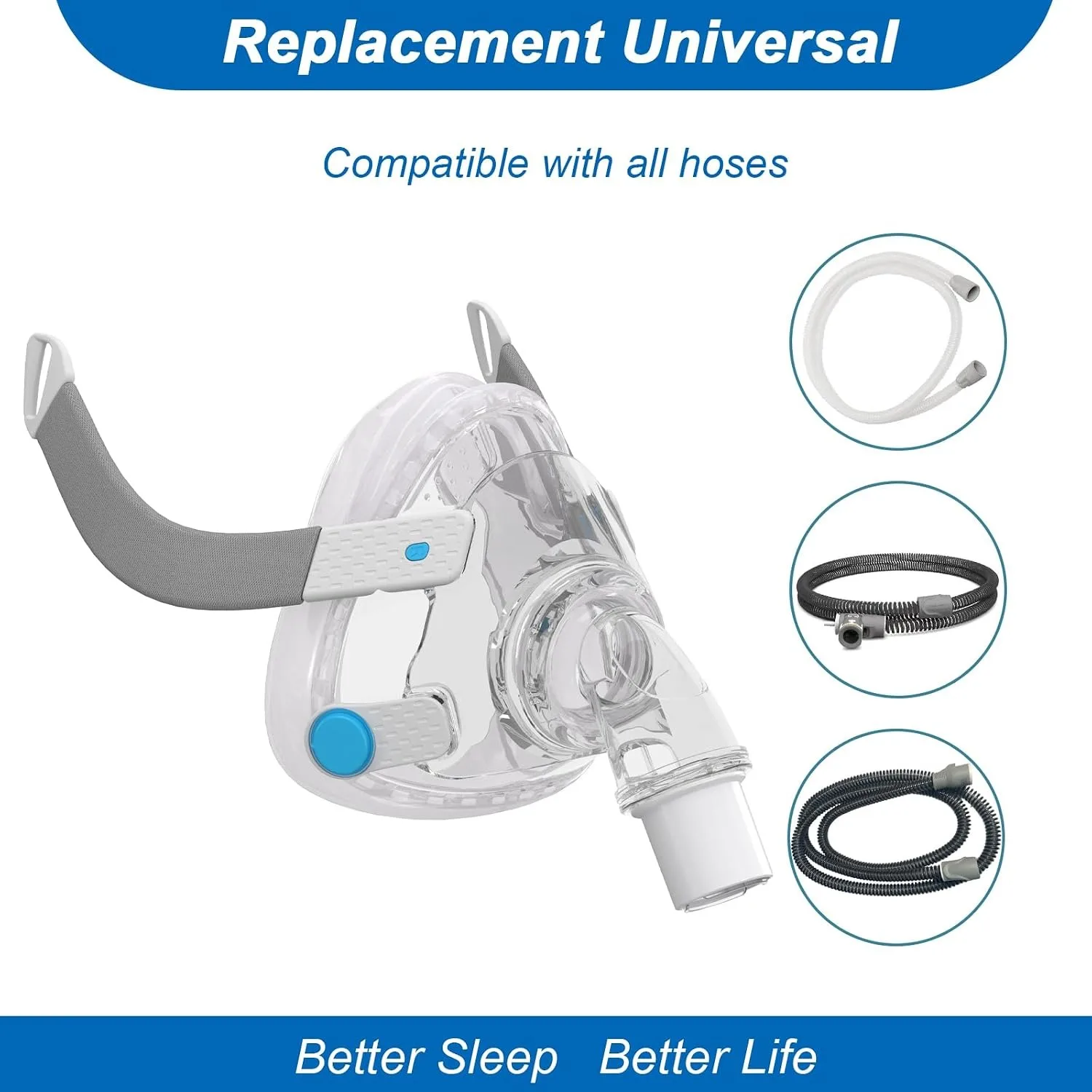 Set Masker CPAP AirFit F20 Len - Cpap Full Face Mask Silicone Cushion ulasan dan harga
