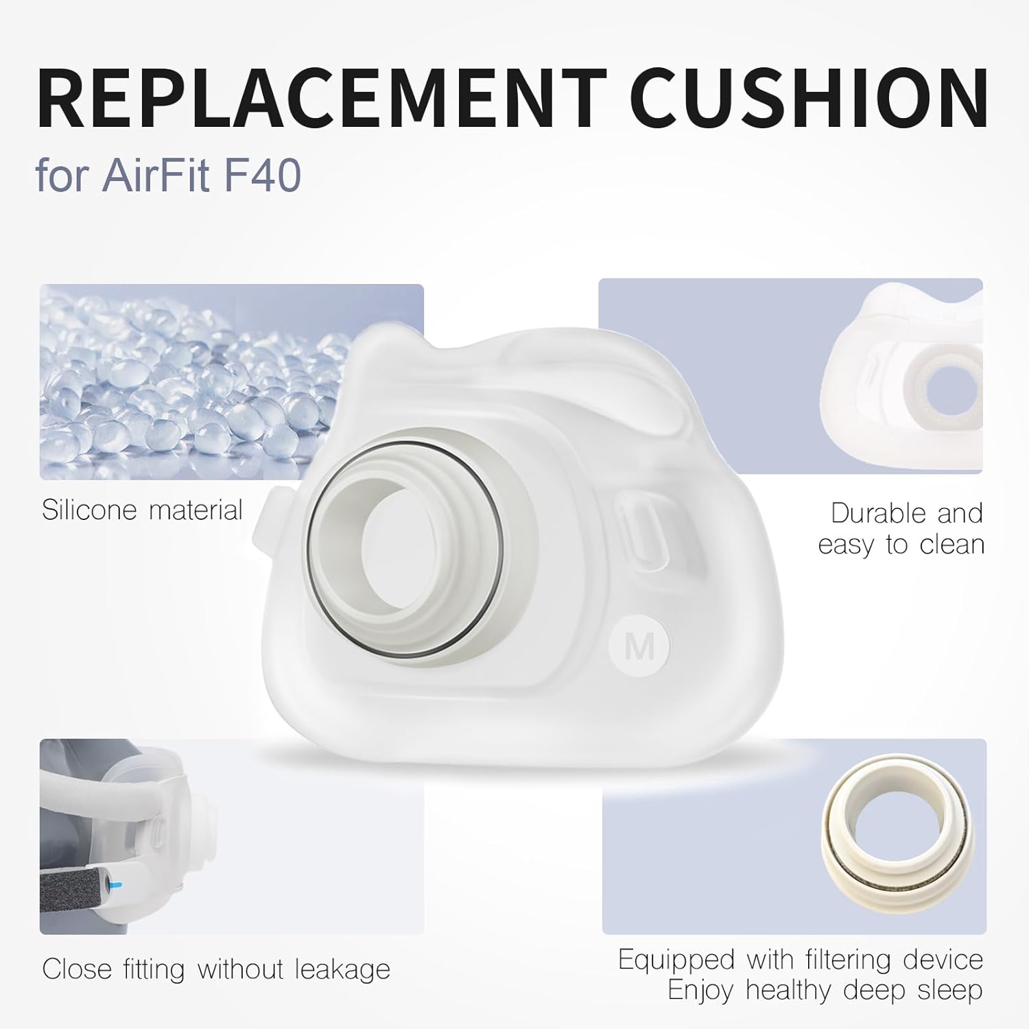 Bantalan Silikon Pengganti Mas - Cpap Full Face Mask Silicone Cushion ulasan dan harga